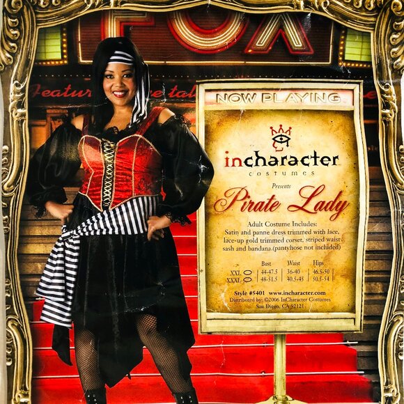 In Character Pirate Lady Costume Plus Size Halloween - Picture 1 of 15
